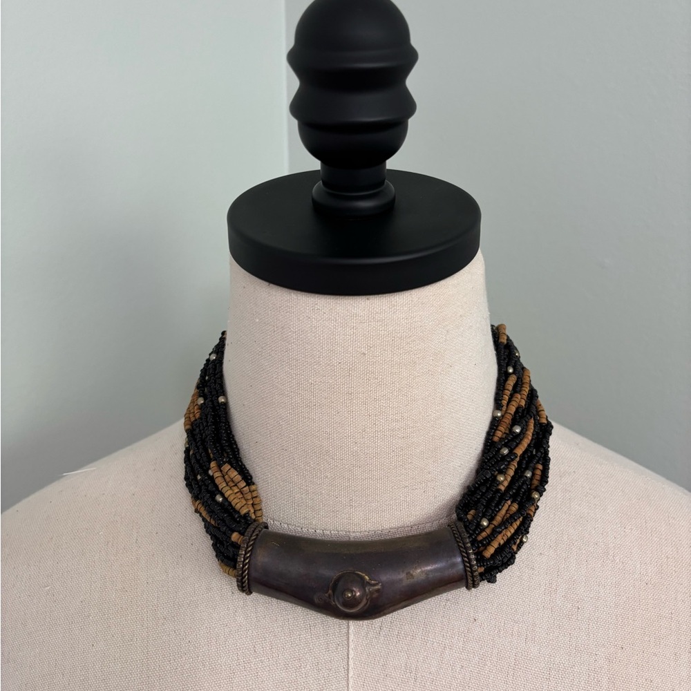 Chunky Bohemian Necklace, 90’s vintage